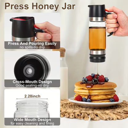 Dailynest™ Golden Flow – Premium Glass Trigger Dispenser