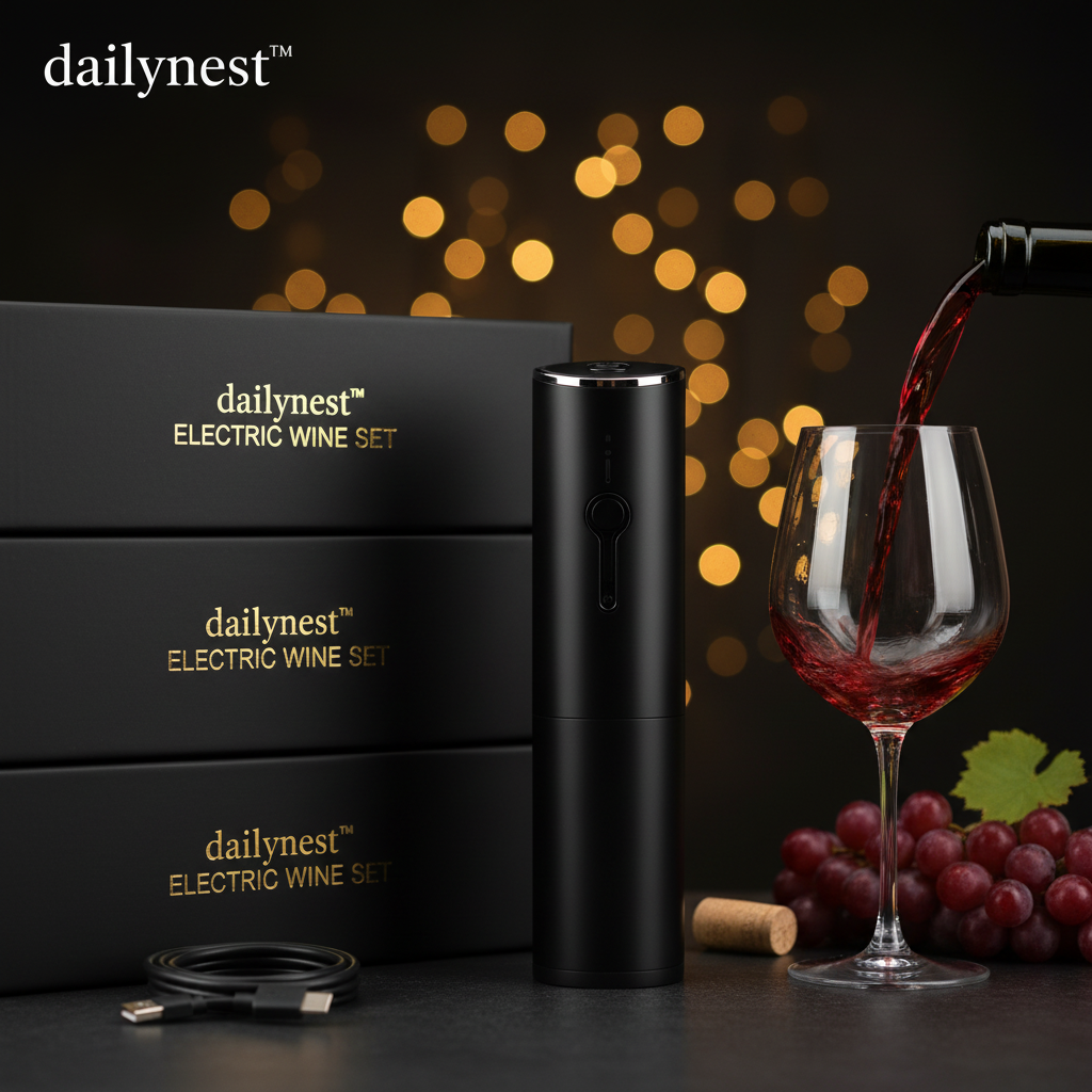 Noir Wine Ritual Set by dailynest™ – Gift Set