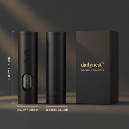 Noir Wine Ritual Set by dailynest™ – Dimensions