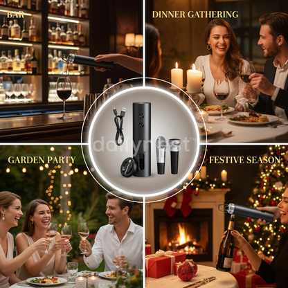 Noir Wine Ritual Set by dailynest™ – Lifestyle Scenes