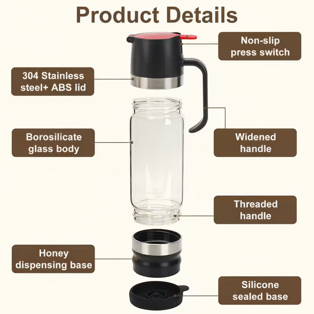Dailynest Golden Flow – Product details exploded view