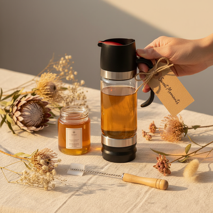 Dailynest Golden Flow – Premium gifting flat lay